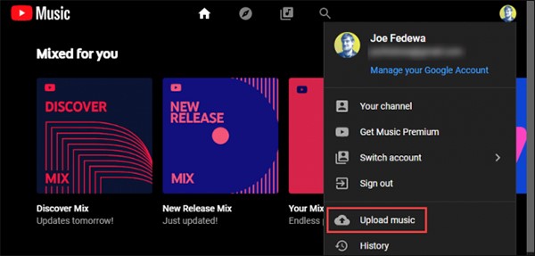 在YouTube Music 上添加並播放Tidal 歌曲